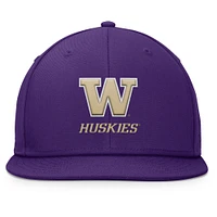 Men's Top of the World Purple Washington Huskies Fundamental Snapback Hat