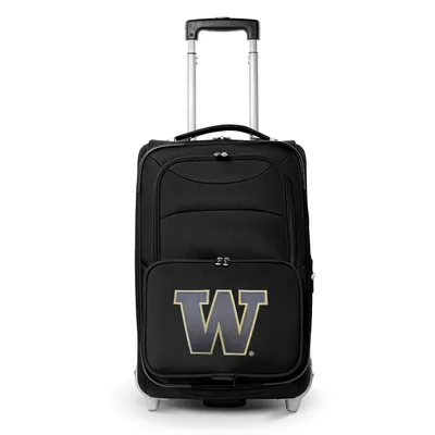 Washington Huskies MOJO 21" Softside Rolling Carry-On Suitcase - Black