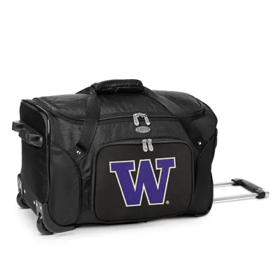 Washington Huskies MOJO 22" 2-Wheeled Duffel Bag - Black
