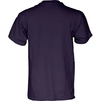 T-shirt unisexe bleu 84 violet Washington Huskies vs. Michigan Wolverines Score 2024