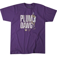 T-shirt unisexe BreakingT Kelsey Plum Purple Washington Huskies Dawg