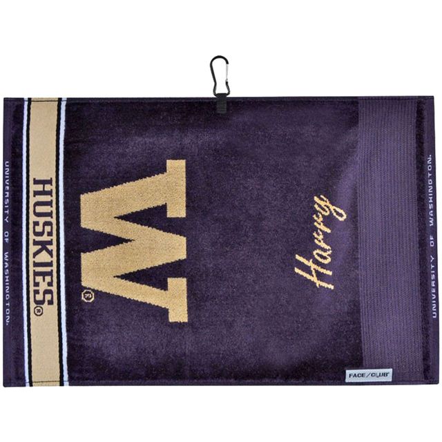 Serviette en jacquard visage/club Washington Huskies 16 po x 24 po