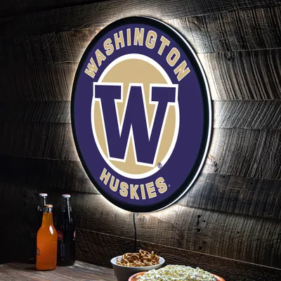 Washington Huskies LED XL Round Wall Décor