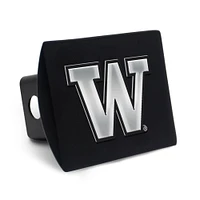 Housse d'attelage WinCraft Washington Huskies Premium en métal chromé avec logo