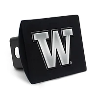 Housse d'attelage WinCraft Washington Huskies Premium en métal chromé avec logo