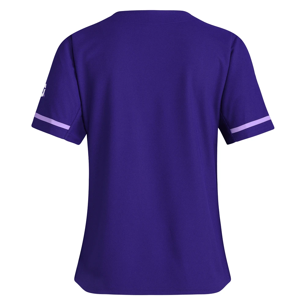 Maillot de softball réplique violet des Washington Huskies adidas pour femme