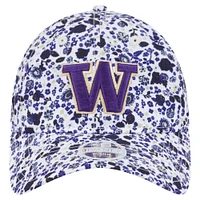 Women's New Era  White Washington Huskies Blooming 9TWENTY Adjustable Hat