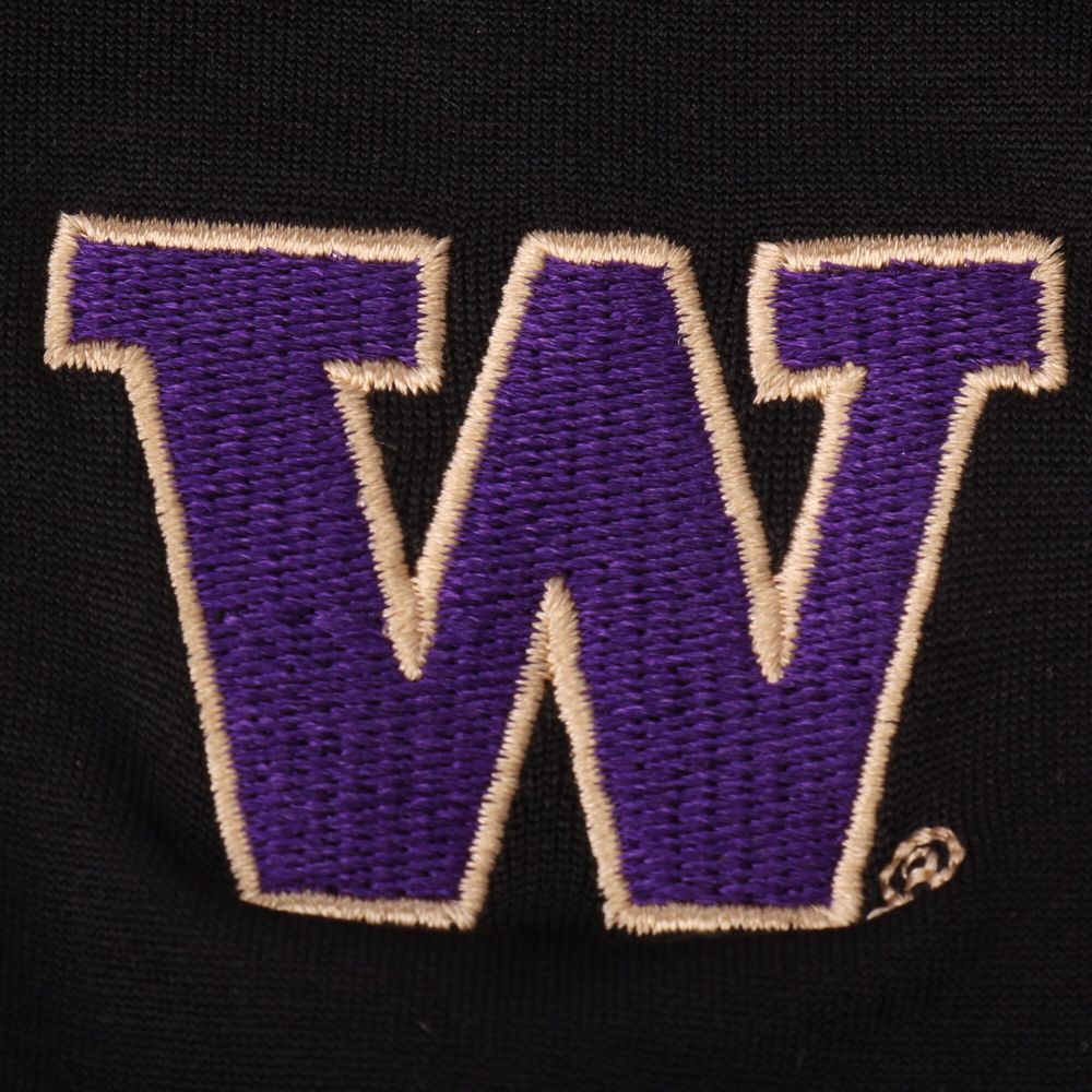 Women's ZooZatz Black Washington Huskies Fleece Leggings