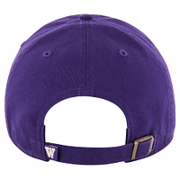 Casquette ajustable pour jeunes '47 Purple Washington Huskies Clean Up