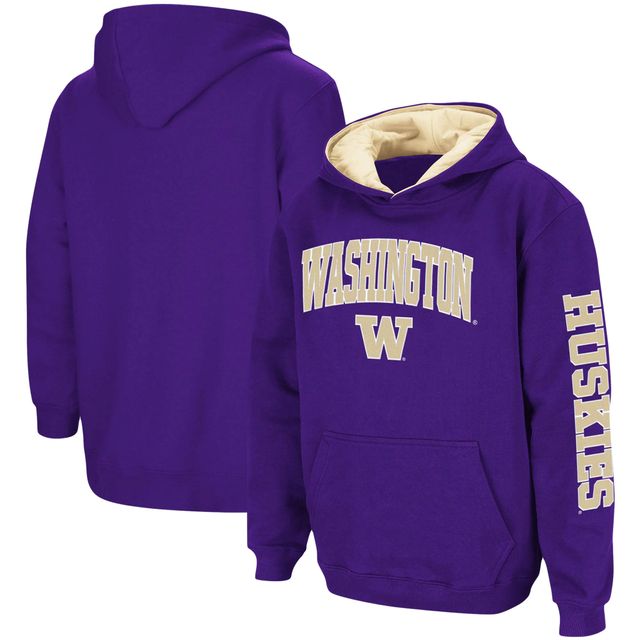 Sweat à capuche Colosseum Purple Washington Huskies 2-Hit Team pour jeune