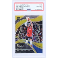 Aaliyah Edwards Washington Mystics 2024 Panini Select WNBA Gold Prizm #210 #3/10 PSA Authenticated 10 Rookie Card