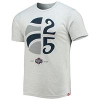 Men's Sportiqe White Washington Mystics 25th Anniversary Logo Tri-Blend T-Shirt