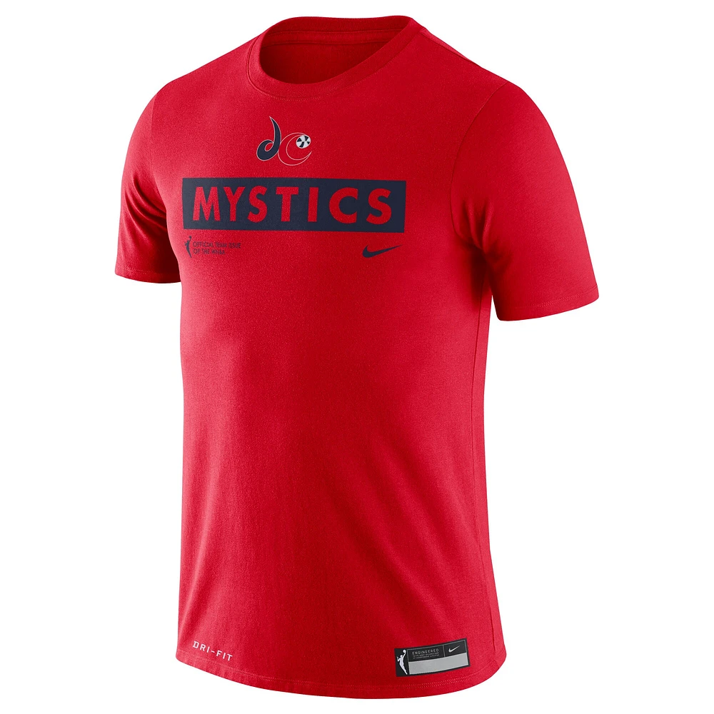 T-shirt d'entraînement Nike Washington Mystics rouge