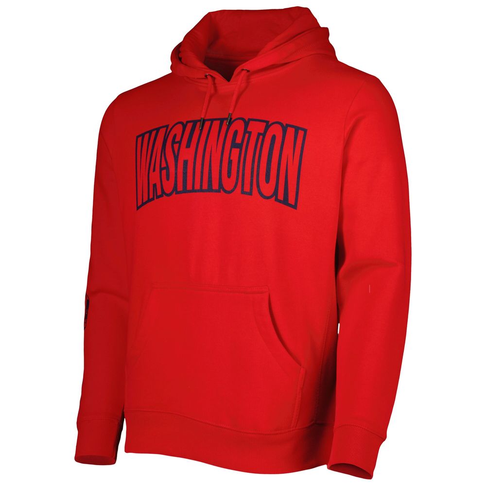 Playa Society Red Washington Mystics Legacy Logo Pullover Hoodie