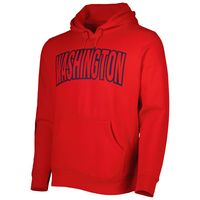 Playa Society Red Washington Mystics Legacy Logo Pullover Hoodie