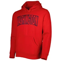 Playa Society Rouge Washington Mystics Legacy Logo Sweat à capuche épais