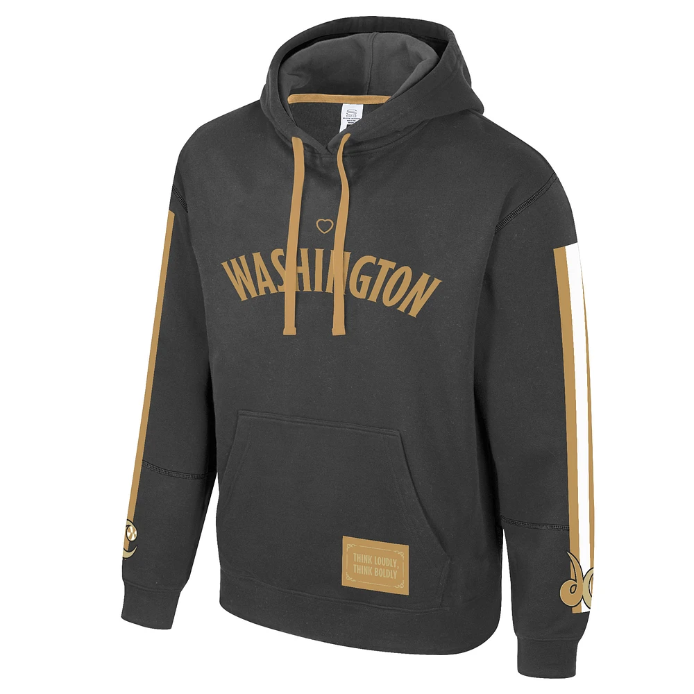 Unisex Stadium Essentials  Black Washington Mystics City Star Rebel Edition Pullover Hoodie