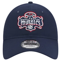 Unisex New Era Navy Washington Mystics Core Logo 9TWENTY Adjustable Hat