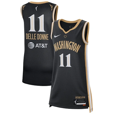 Maillot unisexe Nike Elena Delle Donne, noir, Washington Mystics Rebel Edition, Victory Player