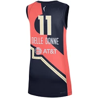 Maillot unisexe Nike Elena Delle Donne, bleu marine, Washington Mystics Rebel Edition, Victory Player