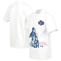 T-shirt unisexe round21 Aaliyah Edwards White Washington Mystics 2024 WNBA Draft Player