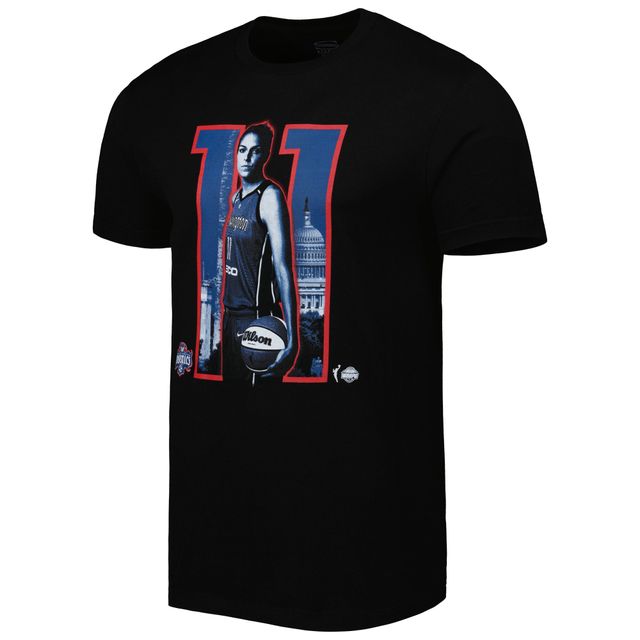 T-shirt unisexe Stadium Essentials Elena Delle Donne Washington Mystics Player Skyline noir