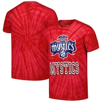 T-shirt unisexe Stitches Red Washington Mystics Tie-Dye Logo