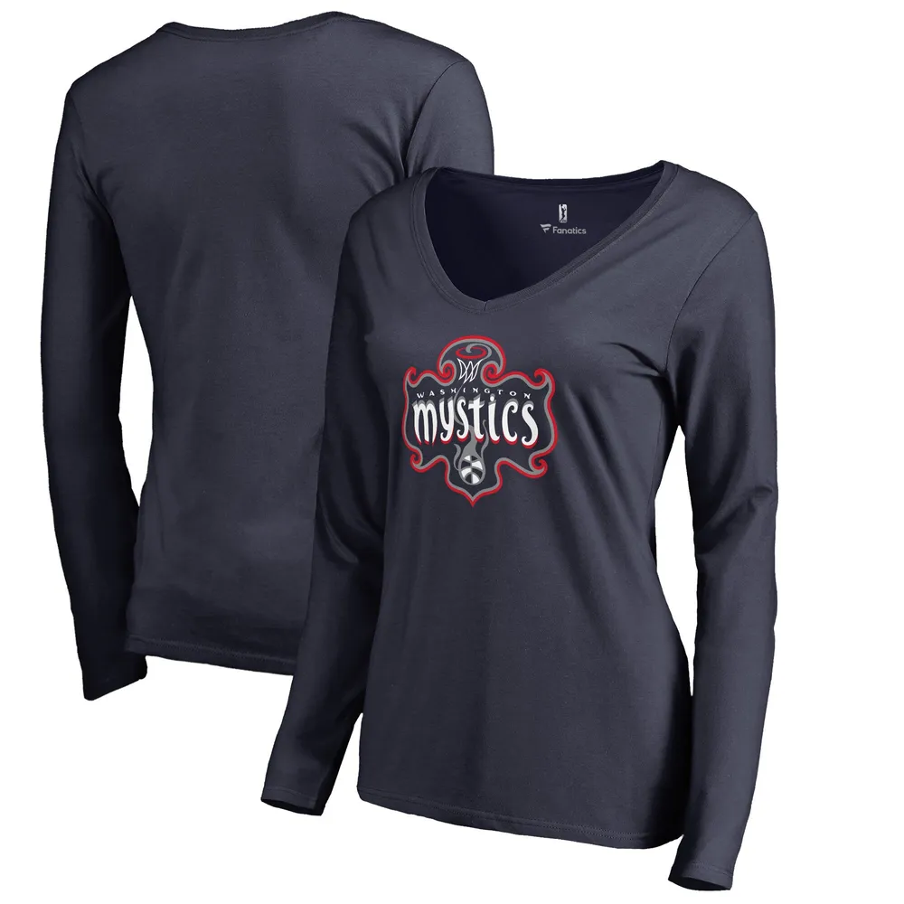 Lids Washington Capitals Fanatics Branded Women's Team Pride Logo V-Neck T- Shirt - Black
