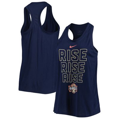 Women's Nike Navy Washington Mystics Legend Classic Performance Tank Top