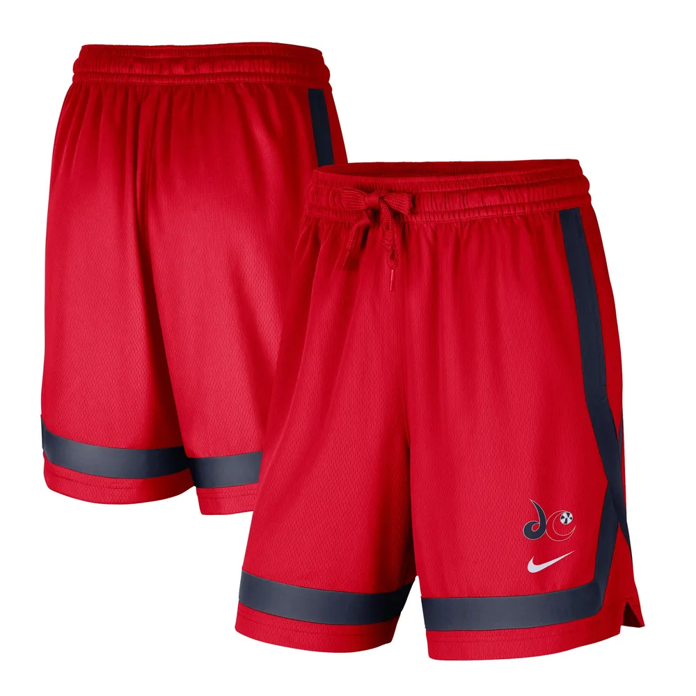 Short d'entraînement Nike Washington Mystics rouge pour femme