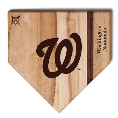 Washington Nationals Baseball BBQ 12'' x 12'' Home Plate Cutting Board