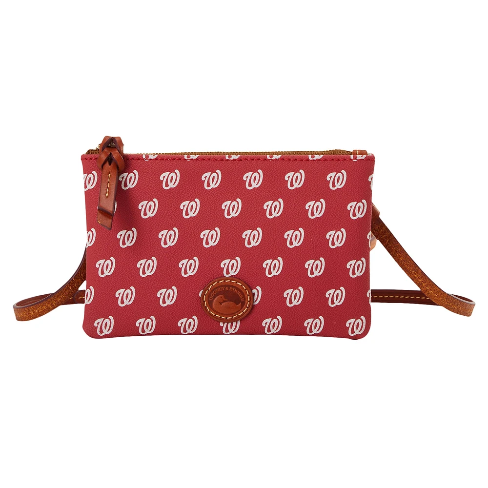 Dooney & Bourke Washington Nationals Top Zip Crossbody Purse