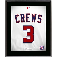 Dylan Crews Washington Nationals 10.5" x 13" Jersey Number Sublimated Player Plaque