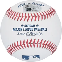 Dylan Crews Washington Nationals Autographed Baseball with "Geaux Nationals" Inscription