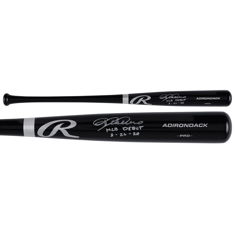 Dylan Crews Washington Nationals Autographed Black Rawlings Pro Bat with "MLB Debut 8-26-24" Inscription