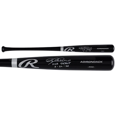 Dylan Crews Washington Nationals Autographed Black Rawlings Pro Bat with "MLB Debut 8-26-24" Inscription