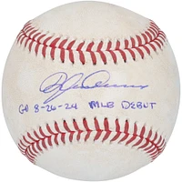 Dylan Crews Washington Nationals Autographed Game-Used Baseball vs. New York Yankees on August 26, 2024 with "GU 8-26-2024" & "MLB Debut" Inscriptions