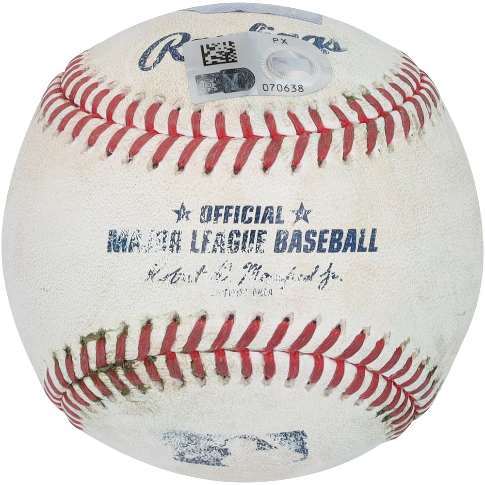 Dylan Crews Washington Nationals Autographed Game-Used Baseball vs. New York Yankees on August 26, 2024 with "GU 8-26-2024" & "MLB Debut" Inscriptions