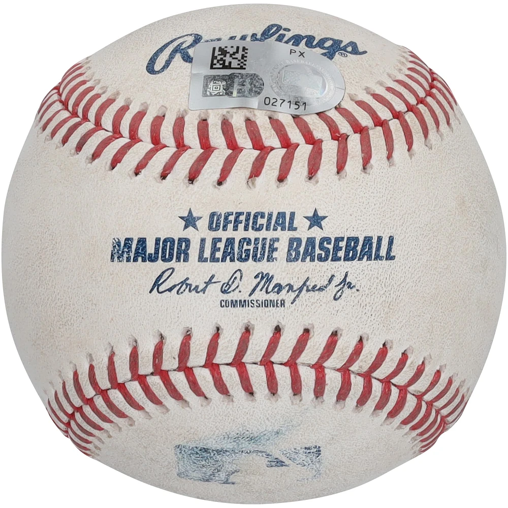Dylan Crews Washington Nationals Autographed Game-Used Baseball vs. Philadelphia Phillies on September 28, 2024 - Single - PX027151