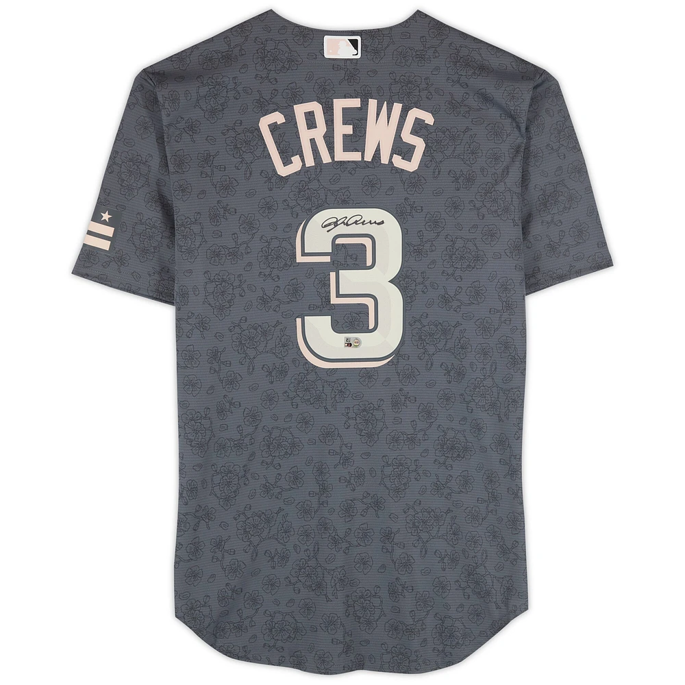 Dylan Crews Washington Nationals Autographed Nike City Connect Replica Jersey