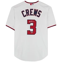 Dylan Crews Washington Nationals Autographed Nike White Replica Jersey