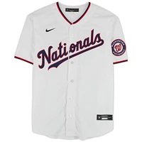 Dylan Crews Washington Nationals Autographed Nike White Replica Jersey