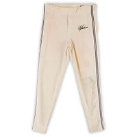 Pantalon City Connect crème dédicacé par Dylan Crews des Washington Nationals pour la saison 2024 de la MLB