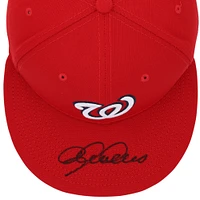 Dylan Crews Washington Nationals Autographed Red New Era Cap 