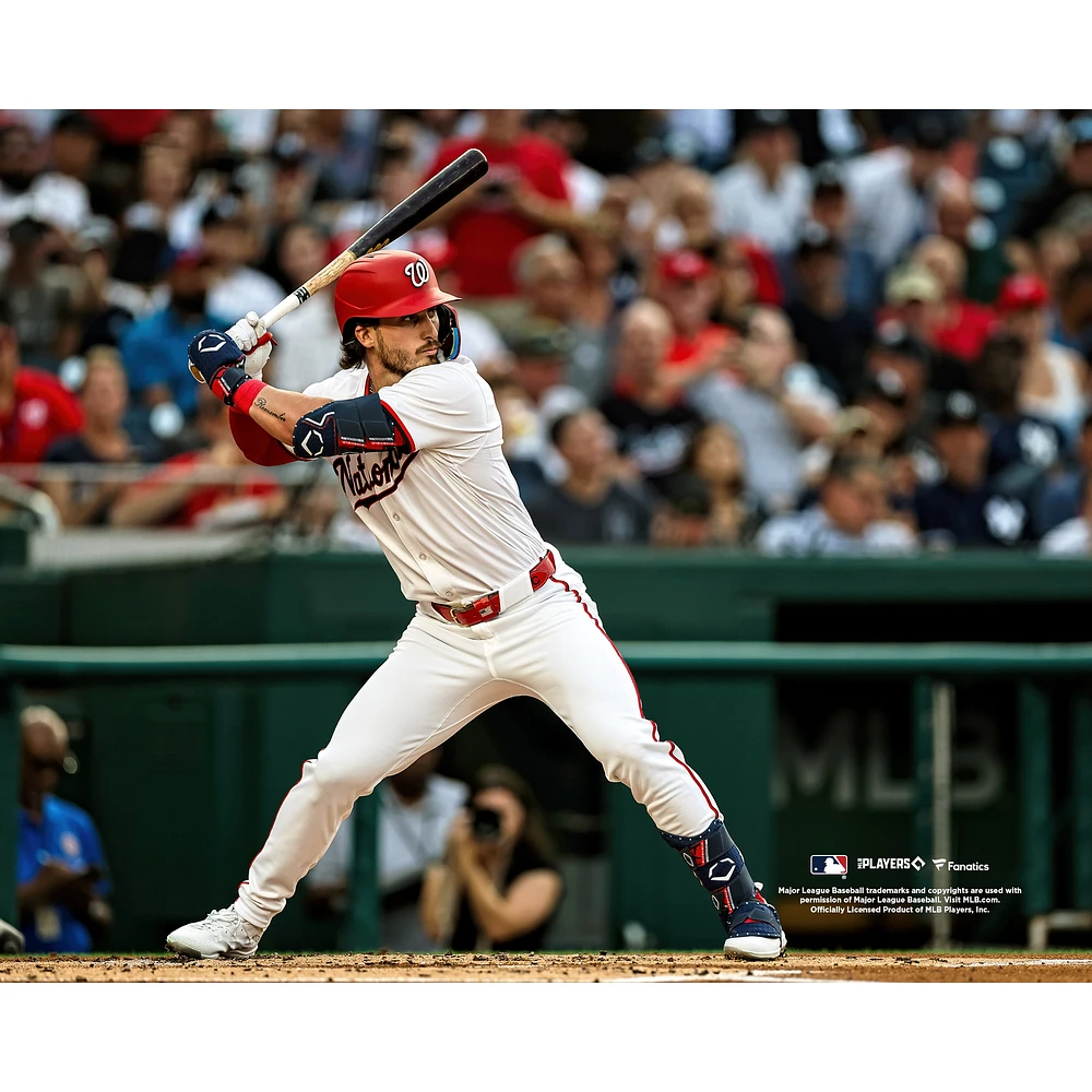 Dylan Crews Washington Nationals Unsigned Hitting Photograph