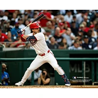 Dylan Crews Washington Nationals Unsigned Hitting Photograph