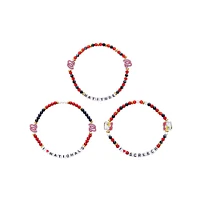 Lot de 3 bracelets d'amitié FOCO des Nationals de Washington