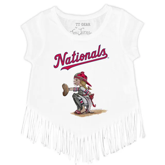 Lids Washington Nationals Tiny Turnip Women's Caleb the Catcher T-Shirt -  White