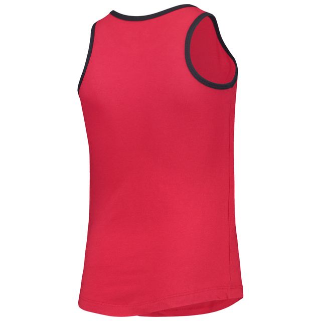 NWE WANATS RED Junior GIRLS HENLEY TANK TANYTHGRL