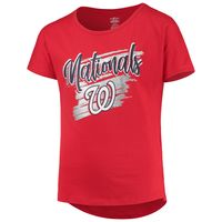 Girls Youth Red Washington Nationals Dream Scoop-Neck T-Shirt